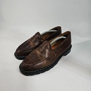 Solovair Shoes Womens 7.5 Penny Loafers Slip On Made In England Casual Oxford